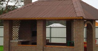 Беседка из кирпича под ключ в Новоалтайске цена от 3204 рублей - Строй-Нвл